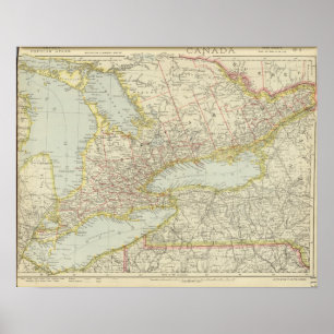 Poster Quebeque, Ontário, Canadá