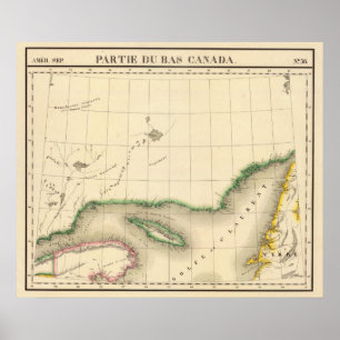 Poster Quebeque, Terra Nova Canadá 36