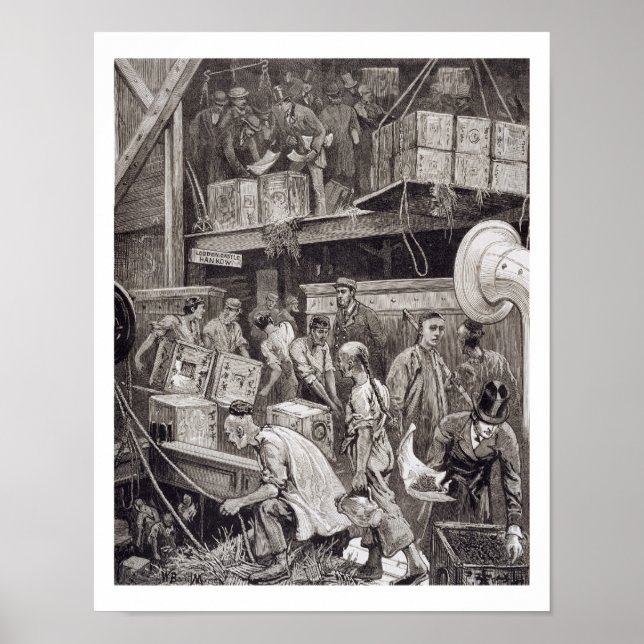 Poster Quebra a granel em Conselho de navio Tea em Londre (Frente)