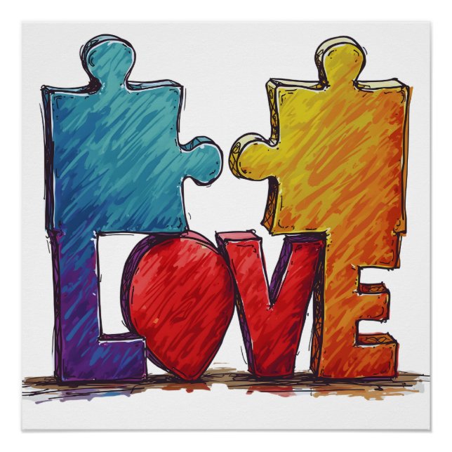 Pôster quebra-cabeça (Frente)