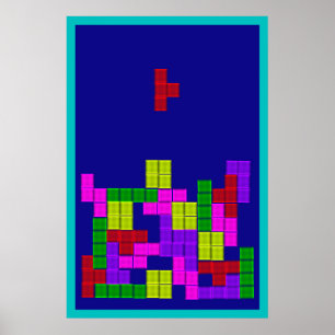 Poster Quebra-cabeça Blocos