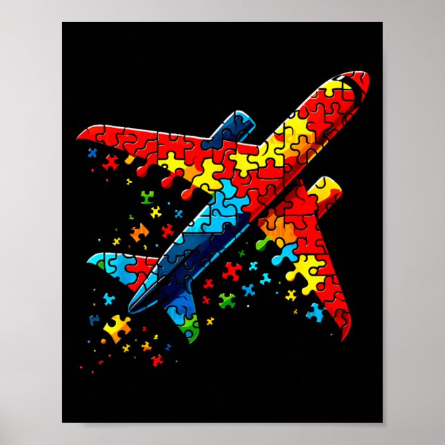 Poster Quebra-cabeça de Avião Horror Quebra-cabeça Crianç (Frente)