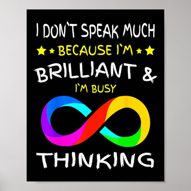 Poster Quebra-cabeça de Consciência Autismo Piece Rainbow (Frente)