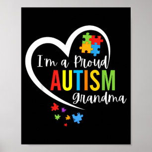 Poster Quebra-cabeça de Conscientização sobre Autismo Cor