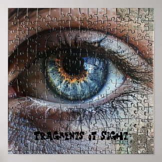 Poster Quebra-cabeça de Olho Iridescente