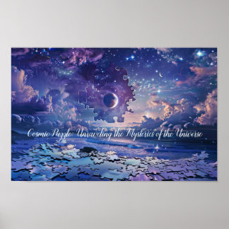 Poster Quebra-cabeça do Horizonte Celestial