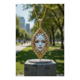 Pôster Quebra-cabeça Face Pendente