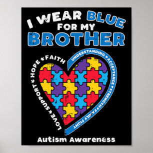 Poster Quebra-cabeça I Visto Azul Para Minha Consciência