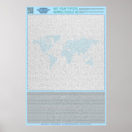 Poster QUEBRA-CABEÇA nº 5: Países - caóticos