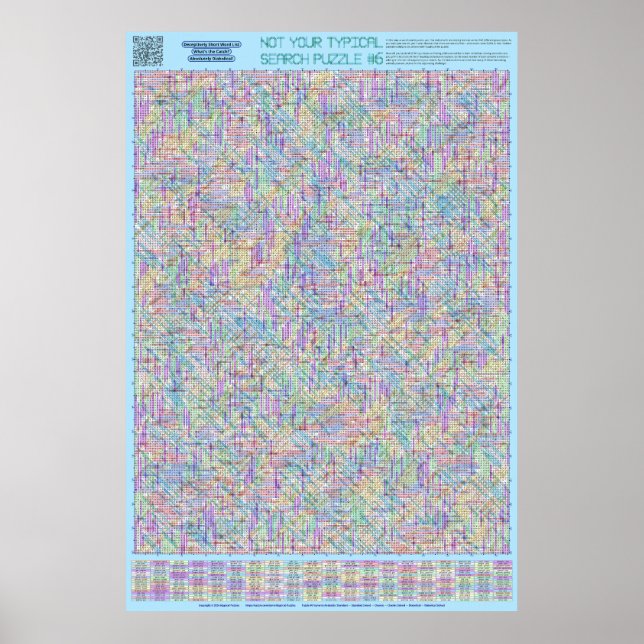 Poster QUEBRA-CABEÇA nº 6: Grupos de animais - Resolvidos (Frente)