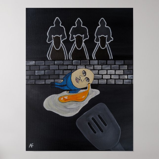Poster Quebra e Frita Pintura de Alfred Fox (Frente)