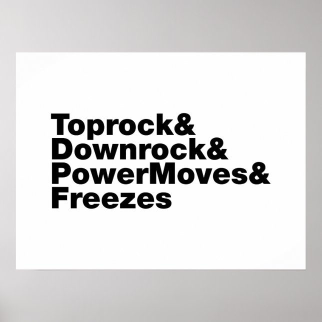 Poster Quebrando Movimentos (Breakdancing) (Frente)