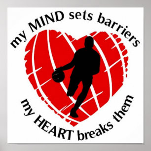 PÔSTER QUEBRANDO O JOGADOR DE BASQUETEBOL DAS BARREIRAS