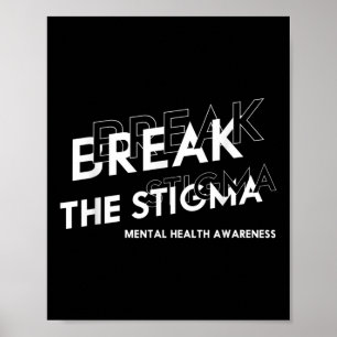 Poster Quebre A Consciência Mental Stigma _1