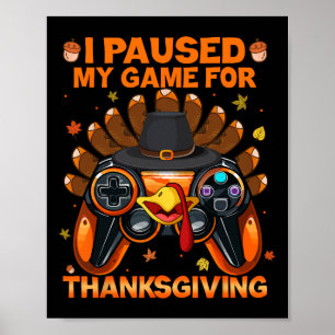 Poster Queda Controladora de jogos Turquia Crianças Engra
