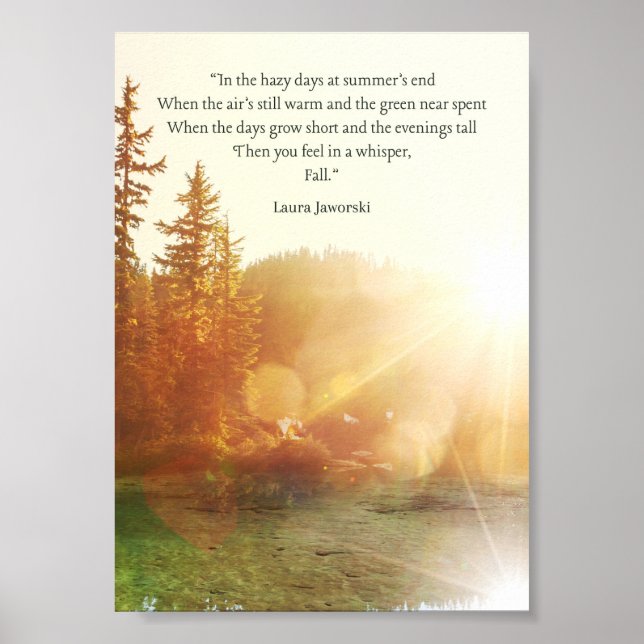 Poster Queda de Laura Jaworski (Frente)