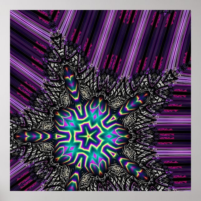 Poster Queda de Neve Ambiental - Ken Gage Art (Frente)