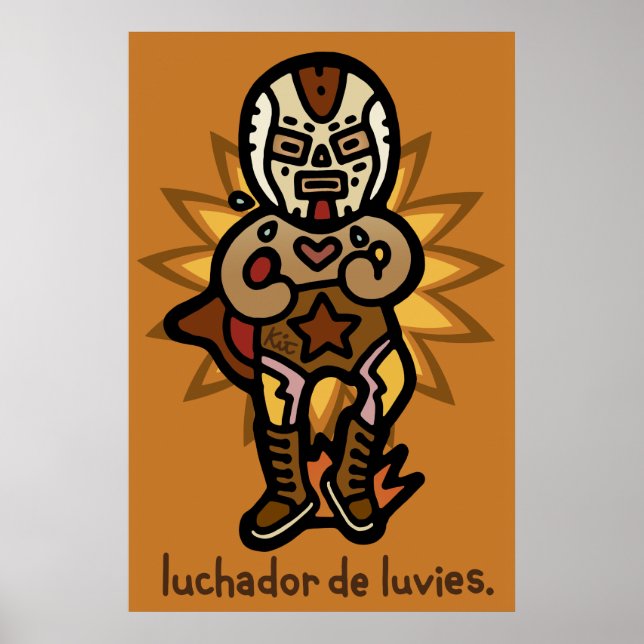 Poster queda de parede. (Frente)