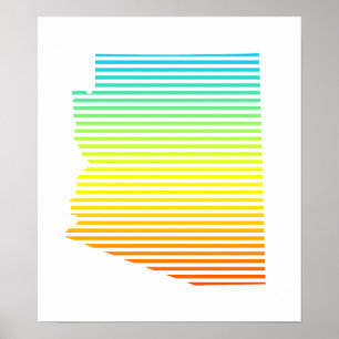 Pôster queda de resfriamento da arizona