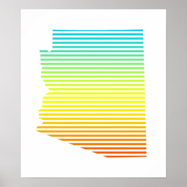 Pôster queda de resfriamento da arizona (Frente)