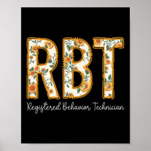 Poster Queda De Tecido De Comportamento Registrado Do Rbt