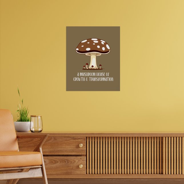 Poster Queda do outono de Mushroom House (Sala de Estar 2)