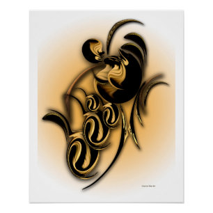 Pôster "Queda do tema do contexto automático", Poster