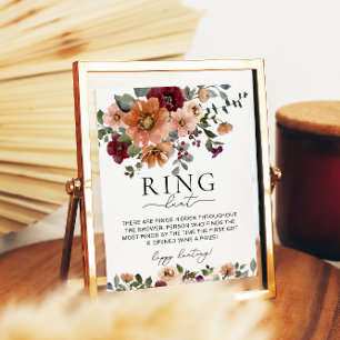 Poster Queda do Toque Floral do Duto Bridal