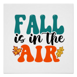 Pôster Queda está no ar outono