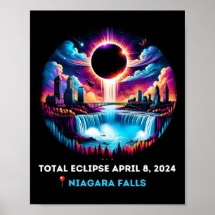 Poster Queda New York Ny Total Eclipse Solar abril 81