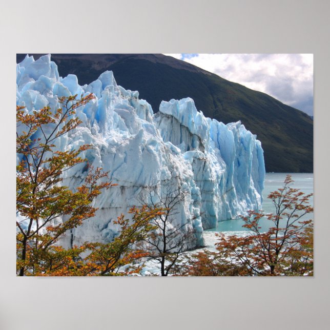 Poster Queda no Glaciar Perito Moreno, Argentina (Frente)