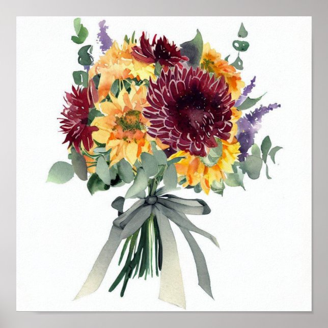 Poster Queda Radiante, Buquê dos Atendedores (C) (Frente)