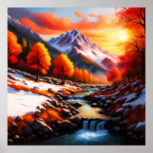 Poster Queda torna-se inverno