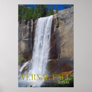 Pôster QUEDA VERNAL, parque nacional de Yosemite…