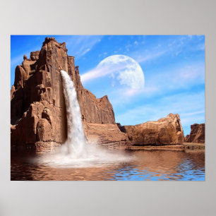 Pôster Quedas da rocha