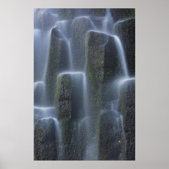 Poster Quedas De Água Sobre Colunas De Basalto (Frente)