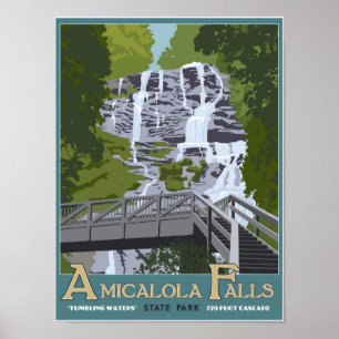 Pôster Quedas de Amicalola