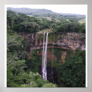 Pôster Quedas de Chamarel, Maurícia