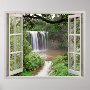 Pôster Quedas de Dangar, Austrália