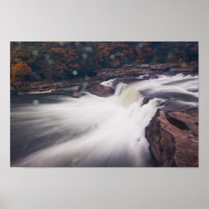 Poster Quedas de Ohiopyle, Pensilvânia