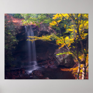 Pôster Quedas do pepino, parque estadual de Ohiopyle,