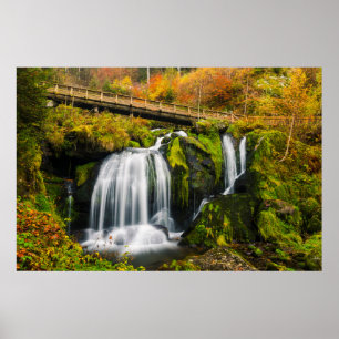 Poster Quedas   Triberg Waterfall, Alemanha