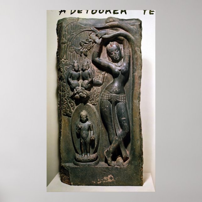 Pôster Queen Maya giving birth to the future Buddha (Frente)