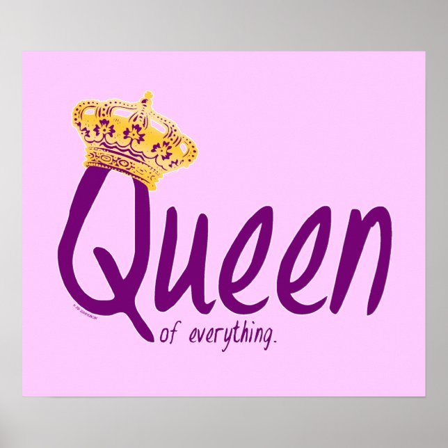 Poster Queen of Everything [poster/sign] (Frente)