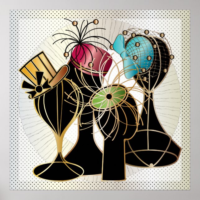 Poster Queenly Hats (Frente)