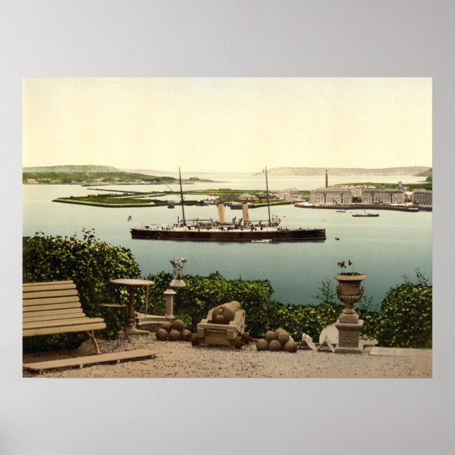 Pôster Queenstown Harbour, County Cork (Frente)