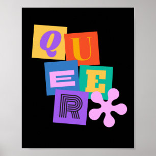 Poster Queer. LGBT+Orgulho. Amor é amor