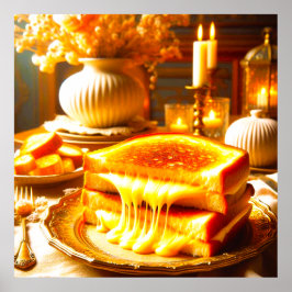 Poster Queijo Céu: A Comida de conforto mais avançada