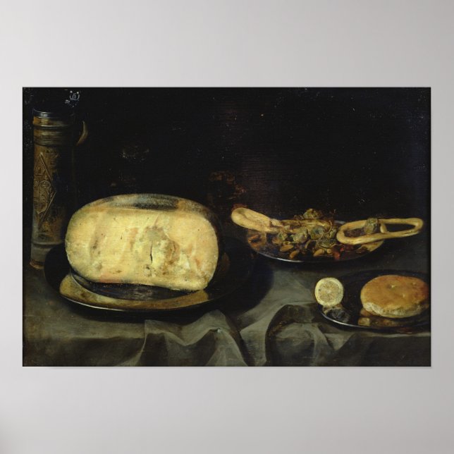 Pôster Queijo e deserto seco (Frente)