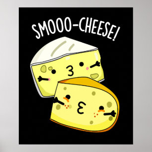 Poster Queijo Engraçado Queijo Engraçado Queijo Escuro BG